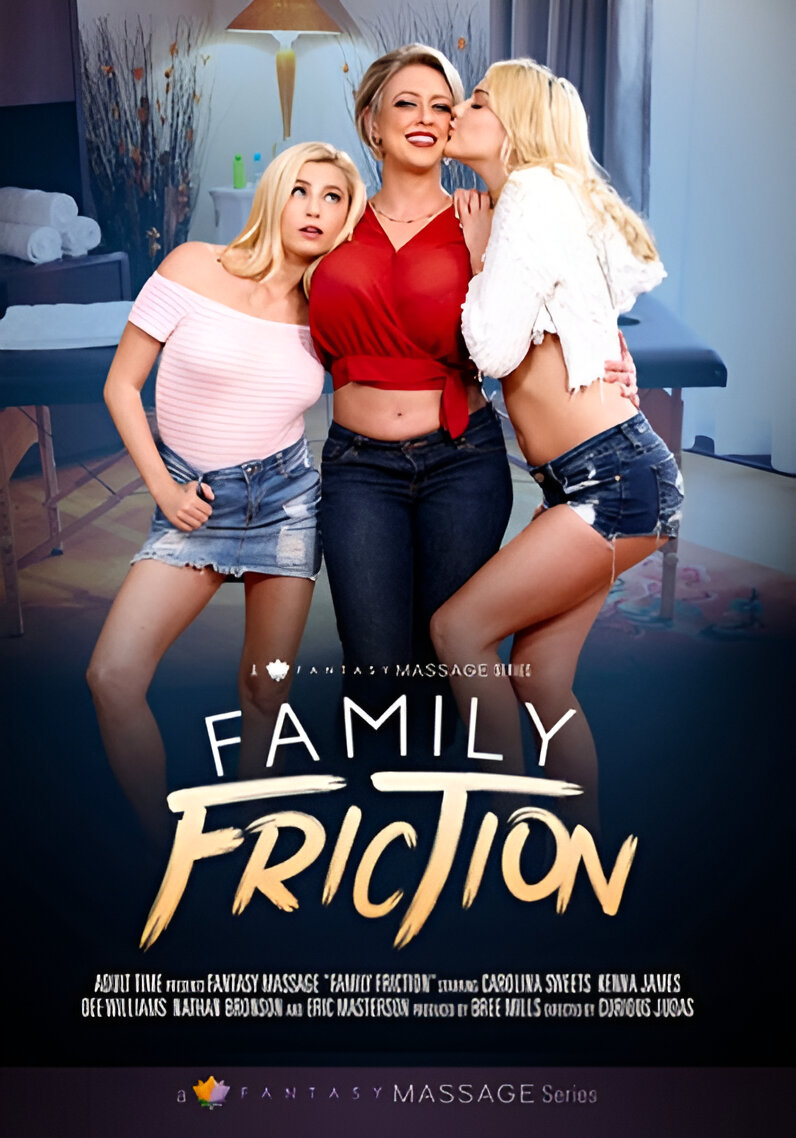 Poster of [FantasyMassage] Carolina Sweets, Dee Williams And Kenna James - Family Friction